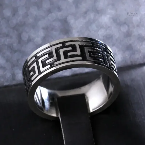 Bague spirituelle inspirée par le bouddhisme