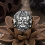 Accessoire spirituel : Bague Démon et Bouddha originale