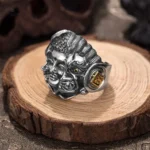 Bague unique Bouddha, design inspiré par le mystique