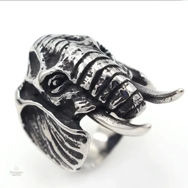Bague éléphant, bijou symbolique pour la méditation