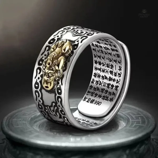 Bague Mantra pour la tranquillité intérieure