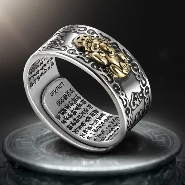 Bague spirituelle Pixiu en matière durable