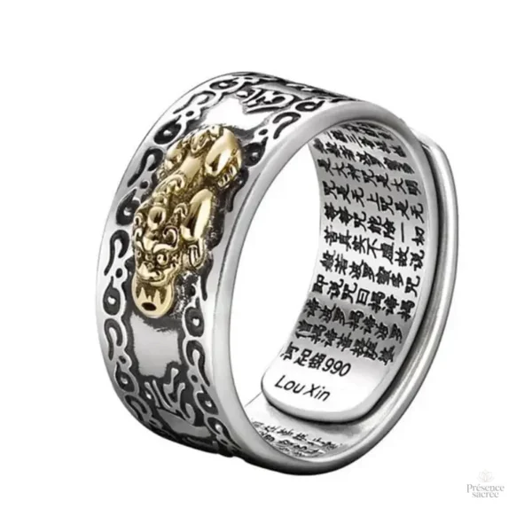Bague Pixiu pour harmoniser l'énergie