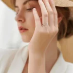Bague fleur de lotus en argent pour la méditation