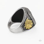 Bague Ganesh, symbole de chance, en argent pur