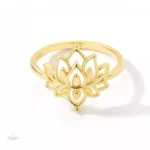 Bague Lotus, accessoire symbolique de paix intérieure