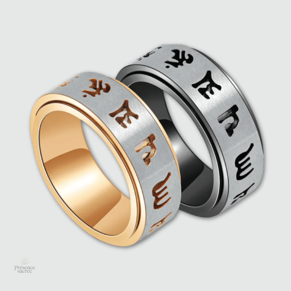 bague-mantra-1 Bague Mantra bouddhiste en argent