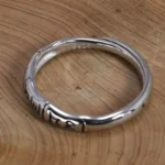 Bague argent avec inscription, expression de sagesse