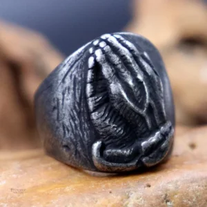 Bague spirituelle Namaste, représentant la paix intérieure