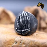 Bague Namaste, unisexe, parfaite pour la méditation