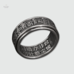 Bague Om Mani Padme Hum en argent bouddhiste