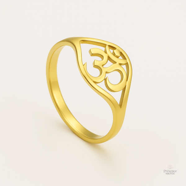 bague-om-or-1 Bague Om Or - Bague Bouddhiste élégante en or