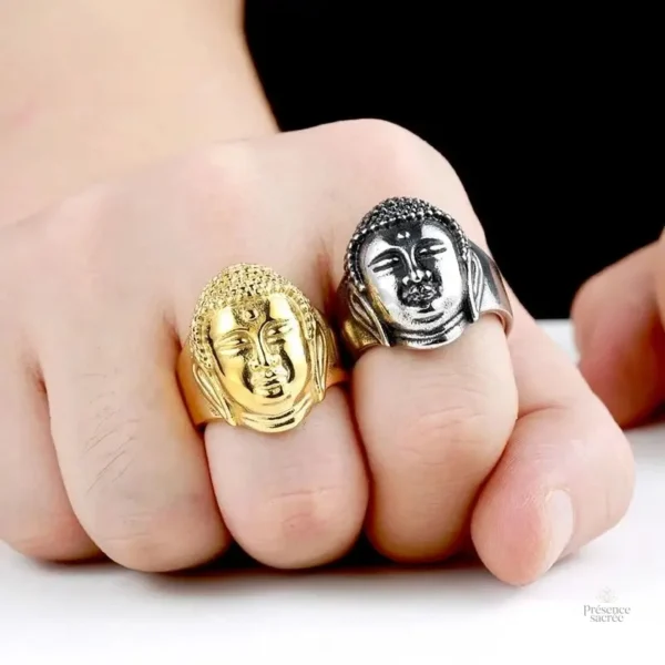 Bague Bouddha, symbole de paix et de sagesse en bijou