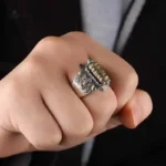 Bague Bouddhiste Tibétaine, symbole de paix intérieure