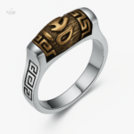Bague Tournante Tibétaine en métal artisanal