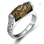 Bague Tournante Bouddhiste, symbole de paix et harmonie
