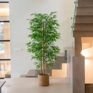 Bambou artificiel 180 cm, décoration d’intérieur élégante
