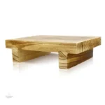 Banc de méditation en bois, soutien confortable pour la prière