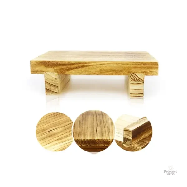 Accessoire de méditation en bois, favorise la sérénité