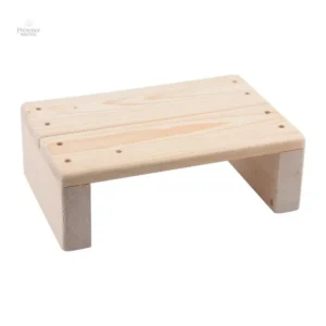 Banc de méditation japonais traditionnel en bois
