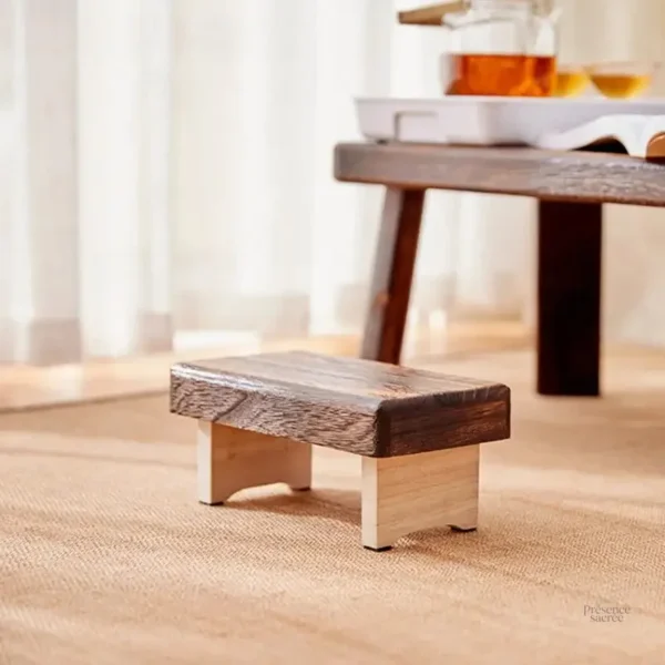 Banc pliable pour le confort lors de la méditation