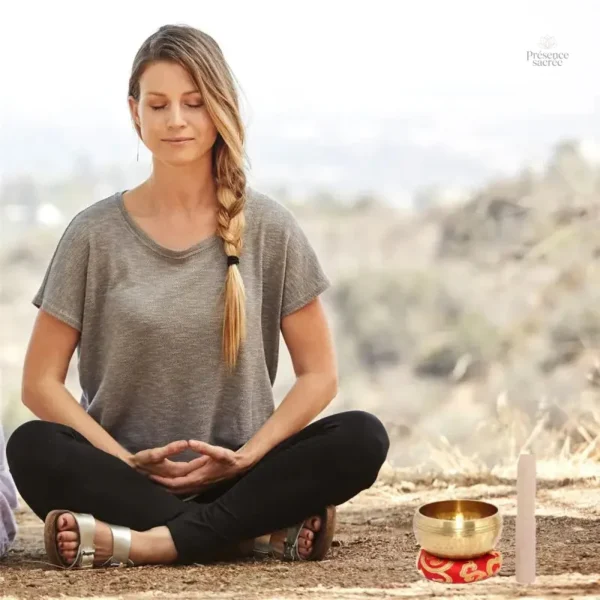 Bol chantant tibétain pour méditation et relaxation