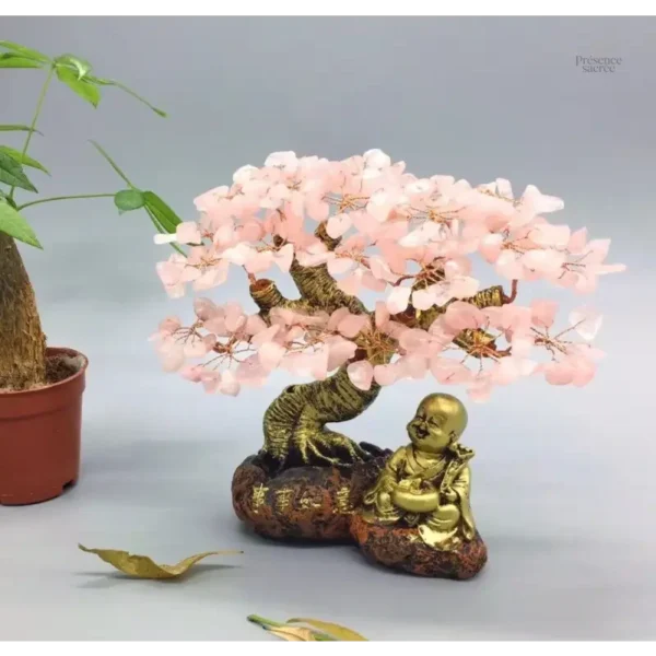 Plante d'intérieur Bonsaï artificiel, style Bouddha