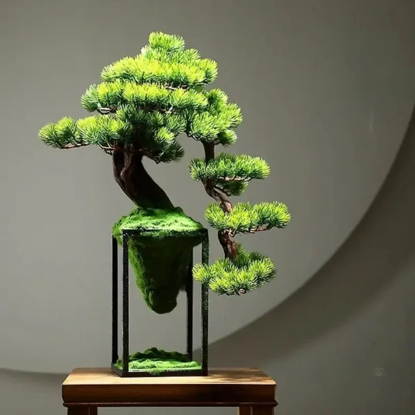 Bonsaï artificiel coréen, décoration d'intérieur élégante