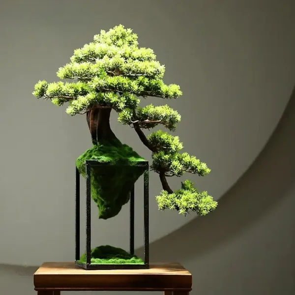 Bonsaï décoratif, aspect naturel et contemporain