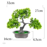 Bonsai décoratif en faux pin Wolong