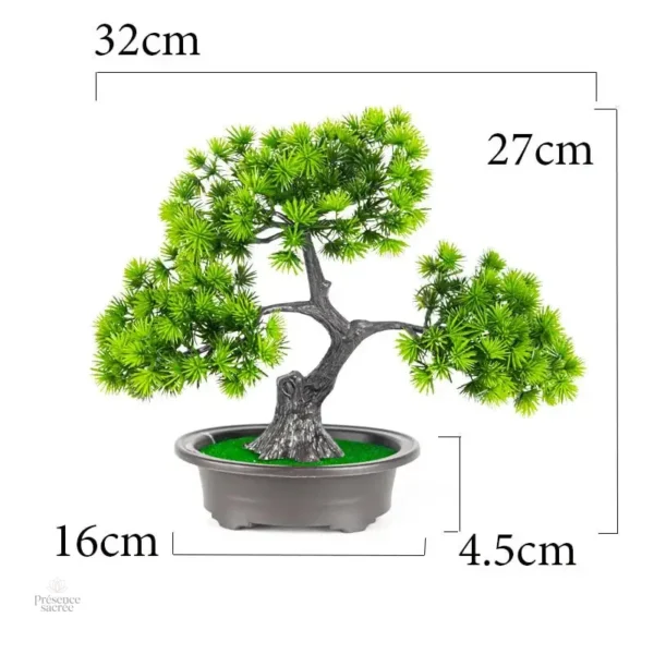 Bonsai décoratif en faux pin Wolong