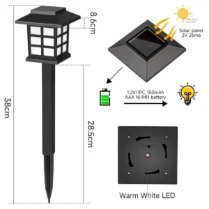 Éclairage solaire japonais pour votre jardin