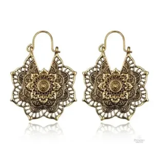 Boucles d'oreilles mandala légères et design unique