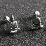 Boucles d'oreilles inspirées de Bouddha, élégantes et spirituelles