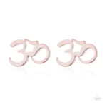 Boucles d'oreilles Om en design élégant et spirituel