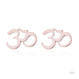 Boucles d'oreilles Om en design élégant et spirituel