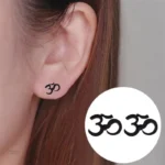 Boucles d'oreilles Om, symbole de paix et d'harmonie