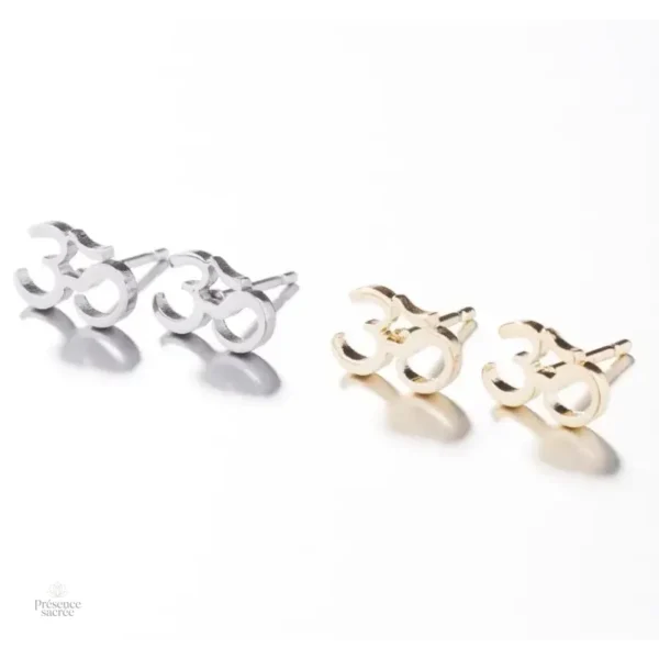 Bijoux bohèmes : boucles d'oreilles Om modernes