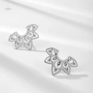Boucles d'oreilles lotus en style bohème chic