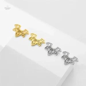 Bijoux bohèmes : boucles d'oreilles fleurs délicates