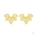Boucles d'oreilles fleur de lotus inspirées de la nature