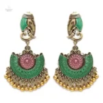 Boucles d'oreilles éléphant en métal, design asiatique élégant