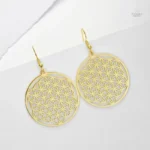 Boucles d'oreilles inspirées de la Fleur de Vie