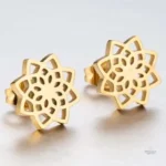 Boucles d'oreilles délicates, design inspiré de la nature
