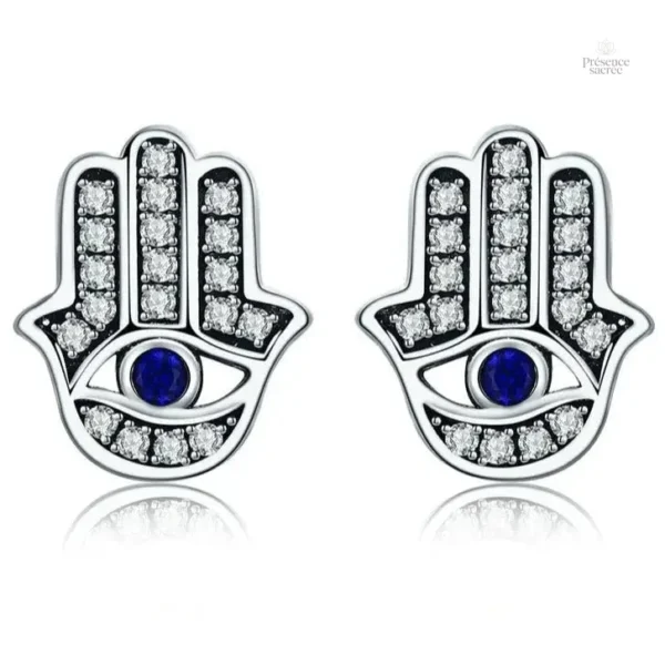 boucles-doreilles-main-hamsa-argent-1 Boucles d'oreilles Hamsa en argent