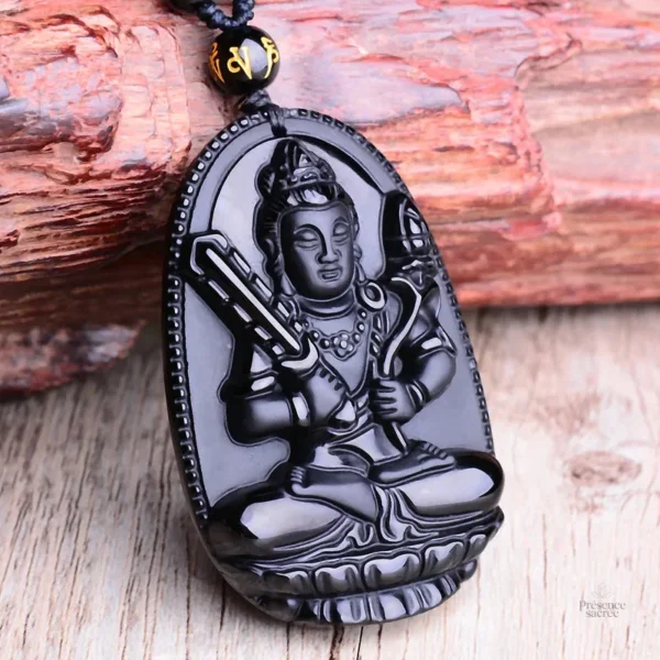 Pendentif en obsidienne pour le bien-être spirituel