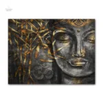 Affiche artistique de Bouddha, symbole de tranquillité