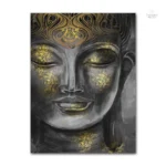 Art de Bouddha, poster vibrant pour la méditation