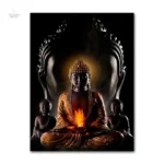 Tableau inspirant Bouddha, sourire qui illumine