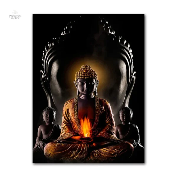 Tableau inspirant Bouddha, sourire qui illumine